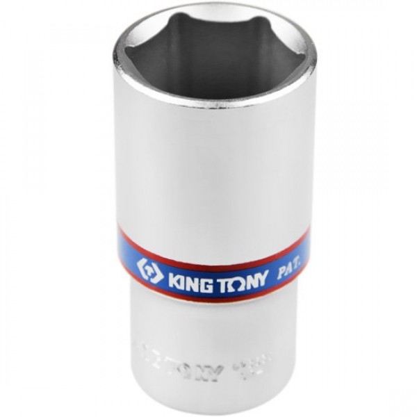 Soquete Estriado Longo 30 mm com Encaixe de 1/2 Pol. - KING TONY-423030