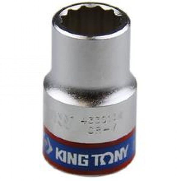 Soquete Estriado de 14 mm com Encaixe 1/2 Pol. - KINGTONY-433014