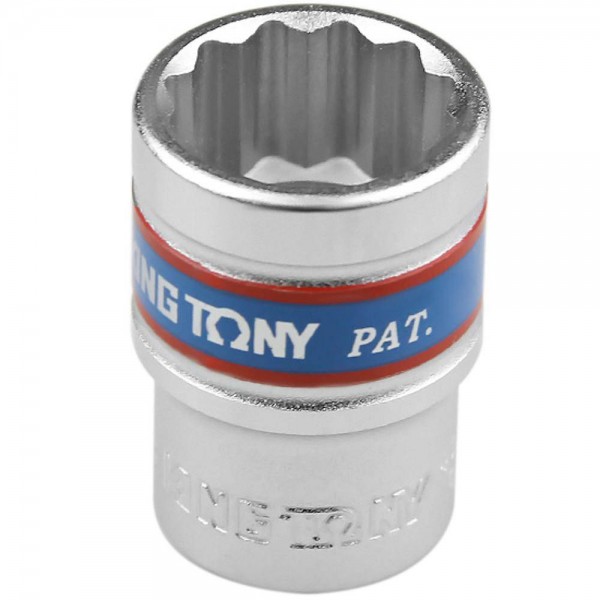 Soquete Estriado de 19 mm com Encaixe 1/2 Pol. - KINGTONY-433019