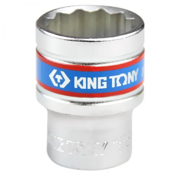 Soquete Estriado de 21 mm com Encaixe 1/2 Pol. - KINGTONY-433021