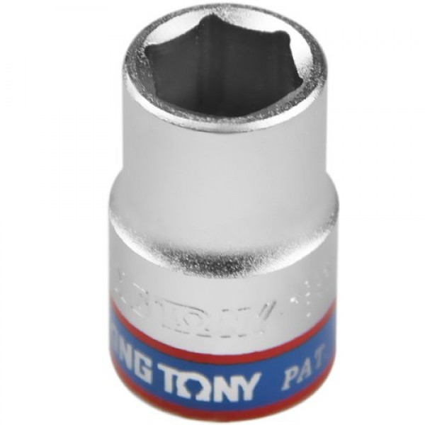 Soquete Sextavado Curto de 1/2 Pol. - 12 mm - KINGTONY-433512