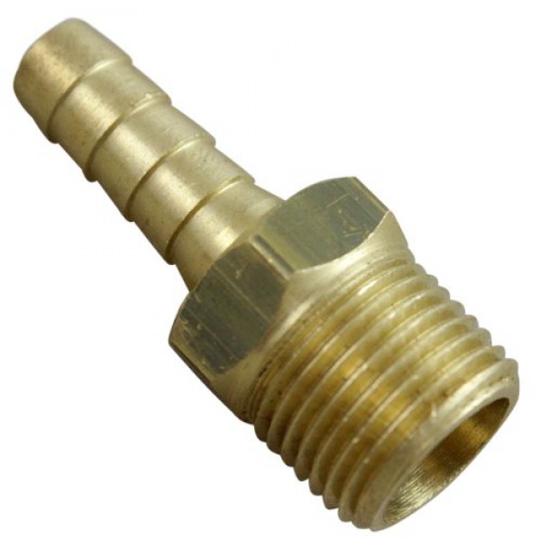 Adaptador Macho para Mangueira com Espigão 1/4 x 3/8 Pol. - ARC100/1438 - Arcom